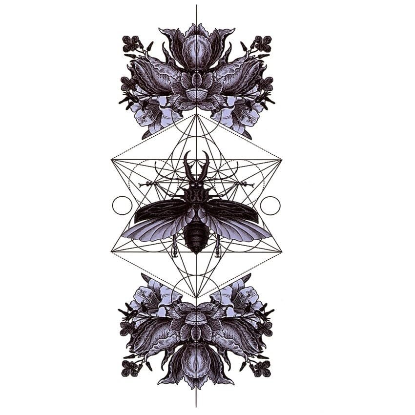 3Pcs Flower Fairy Waterproof Temporary Tattoo Stickers Tattoo Body Art Tatoo Animal Temporary Tattoos Adhesive Tattoo