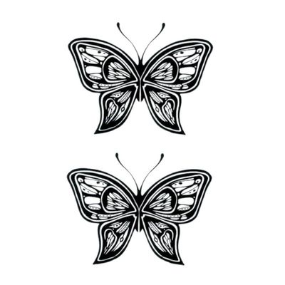 Black Waterproof Temporary Tattoos Men Tatoo Temporary Sticker Body Arts Flash Tattoo Tatouage Temporaire Henna Tattoo