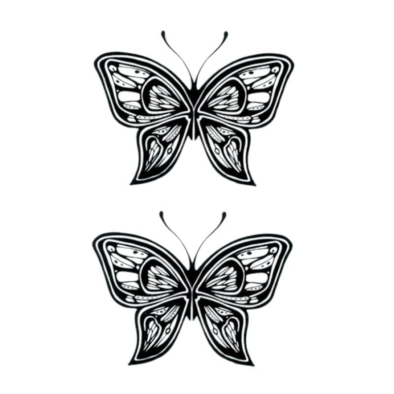 Black Waterproof Temporary Tattoos Men Tatoo Temporary Sticker Body Arts Flash Tattoo Tatouage Temporaire Henna Tattoo
