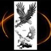 3D Lion Warrior Temporary Tattoos For Women Adult Men Owl Universe Flower Eagle Tattoo Forearm Washable Tatoos view 2