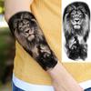 3D Lion Warrior Temporary Tattoos For Women Adult Men Owl Universe Flower Eagle Tattoo Forearm Washable Tatoos view 4