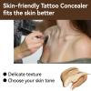 Tattoo Cover Up,Waterproof Invisible Concealer Body Leg Bruise Stretch Scar Dark Spots Vitiligo Skin Makeup Waterproof,Professional Long Lasting Tattoo Cover Up Suitable for Men and Women,2 Pcs Color view 4