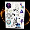 Blue Watercolor Horse With Temporary Tattoo Stickers Women Body Art Sleeve Water Transfer Tattoo Hlz-128 view 4