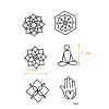 2 Styles Cute Little People Little Flower Tatoo Waterproof Temporary Tattoo Sticker Henna Tattoos Men Tattoo Sleeves view 4