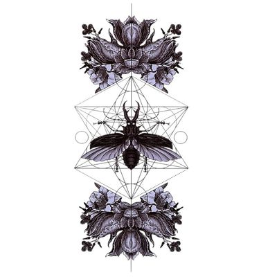 10Pcs Flower Fairy Waterproof Temporary Tattoo Stickers Tatoo Animal Temporary Tattoos Body Fleminino Tatuagem Lobo