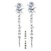 10Styles Lotus/Flower Waterproof Temporary Tattoos Men Henna Tatoo Stickers Tattoo Body Art Tattoos view 1