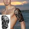 3D Realistic Knight Chest Tribe Temporary Tattoos For Men Adult Lion Wolf Tattoo Stickers Body Art Painting Washable Tatoos view 3