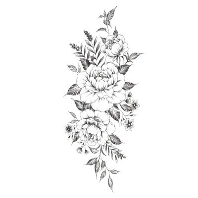 10Styles Lotus/Grey Butterfly/Flowers Waterproof Temporary Tattoos Men Henna Tatoo Stickers Tattoo Body Art Tattoos