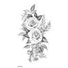 10Styles Lotus/Grey Butterfly/Flowers Waterproof Temporary Tattoos Men Henna Tatoo Stickers Tattoo Body Art Tattoos view 2