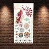1Pc Exquisite Body Art Gold Metallic Peacock Phoenix Tattoo Waterproof Henna Flower Arm Decals Temporary Tattoo Sticker Agm-T027 view 1