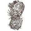 15 * 21Cm 3D Dead Roses Biochemical Temporary Tattoo Sticker Worm Tattoo Sticker Sex Products Waterproof Flash Tattoos view 1