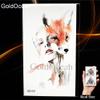 3D Stone Warrior Lion Men Arm Tattoo Stickers Triangle Temporary Tattoo Women Sexy Flash Fox Waterproof Tatoo Body Art view 2