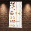 1Pc Wreath Design Gold Henna Temporary Tattoo Women Sexy Body Art Arm Sleeve Jewelry Stickers Aglh022 Flash Metallic Tattoo view 4