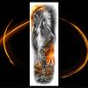 3D Ares Warrior Big Arm Temporary Tattoos For Women Girl Men Large Legs Waterproof Mars God Tattoo Sticker Paper view 2