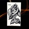1Pc Sexy Body Art Black Blue Hexagon Tattoo Man Women Temporary Tattoo Cover Scar Waterproof Tattoos Arm Neck view 3