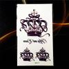 1Pc Sexy Body Art Black Blue Hexagon Tattoo Man Women Temporary Tattoo Cover Scar Waterproof Tattoos Arm Neck view 4
