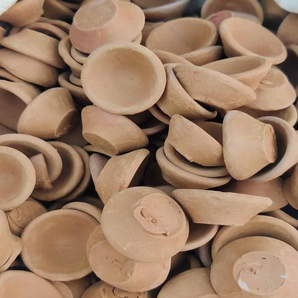 Vrindavan Clays Mini Saucers nonsmoky- 2.5 kg