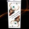 1Pc Fashion 3D Bow Waterproof Temporary Tattoo Removable Body Art H3D-20 Dark Red Blue Silk Bowknot For Women Kids Men view 3
