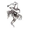 20Pcs Christmas Ghost Waterproof Temporary Tattoos Men Horror Shaman Flash Tattoo Sticker Tatuaje Sleeve Tatoo view 1