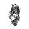 12Styles Tiger King/Lion/Wolf Waterproof Temporary Tattoos Men Flash Tatoo Stickers Tattoo Body Art Henna Tattoos view 4