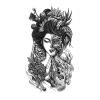 16 Styles Ghost Girl Temporary Tattoo Stickers Flower Girl Henna Tatoo Men Girl Art Flash Body Transfer Tattoo Sticker view 4