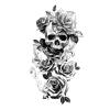 10Styles Skull/Flower/Beauty Waterproof Temporary Tattoos Men Flash Tatoo Stickers Tattoo Body Art Henna Tattoos Sticker view 1