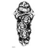 10Styles Skull/Flower/Beauty Waterproof Temporary Tattoos Men Flash Tatoo Stickers Tattoo Body Art Henna Tattoos Sticker view 2