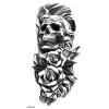 10Styles Skull/Flower/Beauty Waterproof Temporary Tattoos Men Flash Tatoo Stickers Tattoo Body Art Henna Tattoos Sticker view 3