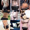 18 Sheets 2023 Black Flower Tattoo Design Temporary Tribal Body Tattoo Sticker Arm Leg Belly Waterproof view 1
