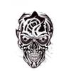 200Pcs Skull Head Waterproof Temporary Tattoos Men Flash Tattoo Sticker Tatoo Sleeves Tatto view 1