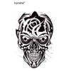 200Pcs Skull Head Waterproof Temporary Tattoos Men Flash Tattoo Sticker Tatoo Sleeves Tatto view 2