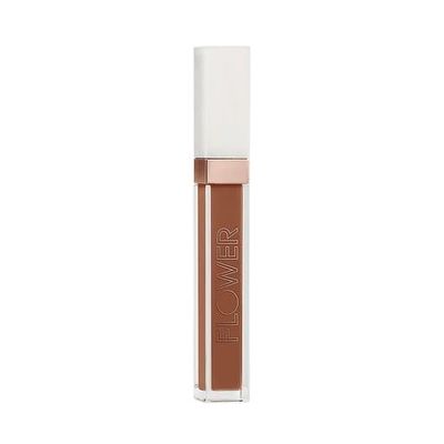 FLOWER Beauty Light Illusion Full Coverage Concealer | Hydrating, Weightless Formula Conceals, Corrects, Covers Dark Circles, Imperfections, Fine Lines and Fatigue | All-Day Wear Almond (Pack of 1)