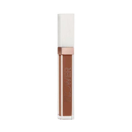 FLOWER Beauty Light Illusion Full Coverage Concealer | Hydrating, Weightless Formula Conceals, Corrects, Covers Dark Circles, Imperfections, Fine Lines and Fatigue | All-Day Wear Almond (Pack of 1)