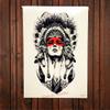 1Pc New Gold Black Temporary Tattoo Sticker Indian Tribal Green Feather Eye Of God Design Waterproof Henna Tattoo Body Art Ayh83 view 3