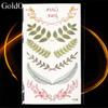 10.5X6Cm Watercolor Flower Leaf Temporary Tattoo Sticker Small Pink Feather Body Art Flash Tattoo Girl Finger Tatoo Women view 4