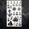 1 Piece Scorpion King Design Temporary Tattoo 3D A3D-14 Flash Metallic Tattoo Stickers Blue Brown Tattoo Kids Men view 2