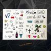 1 Piece Scorpion King Design Temporary Tattoo 3D A3D-14 Flash Metallic Tattoo Stickers Blue Brown Tattoo Kids Men view 4
