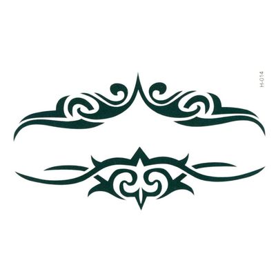 Love Letters Temporary Tattoos Gold Metal Body Art Paint Tattoo Stickers Flash Tatoo Stickers