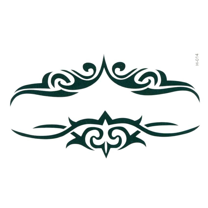 Love Letters Temporary Tattoos Gold Metal Body Art Paint Tattoo Stickers Flash Tatoo Stickers