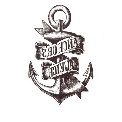 100Pcs Anchor Waterproof Temporary Tattoo Sticker Tatuajes Tatouage Temporaire Tatoos Taty Gold Tattoo Henna Kids Tattoo