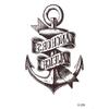 100Pcs Anchor Waterproof Temporary Tattoo Sticker Tatuajes Tatouage Temporaire Tatoos Taty Gold Tattoo Henna Kids Tattoo view 2