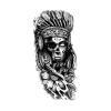 12Styles Tiger/Gost/Beauty Waterproof Temporary Tattoos Men Flash Tatoo Stickers Tattoo Body Art Henna Tattoos view 3