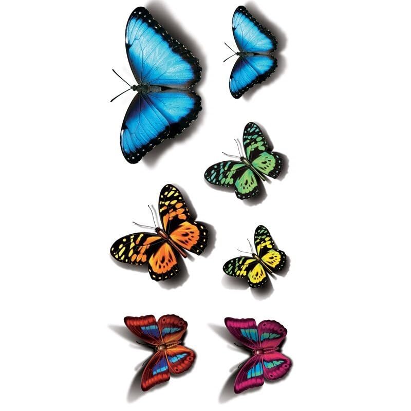 3D Tattoo Decals Body Art Decal Flying Waterproof Paper Temporary Tattoo Stickers To Cover The Scar