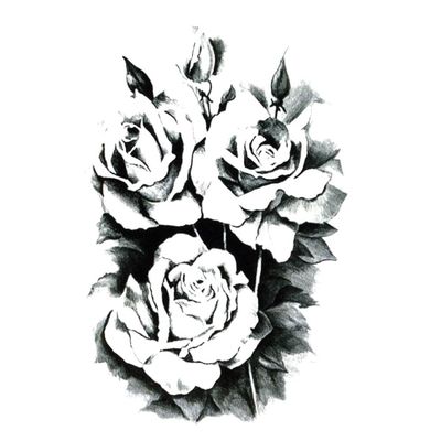 30Pcs Beauty Peony Tree Waterproof Temporary Tattoos Men Flower Tattoo Kids Henna Sleeve Tatoo Tatuagem