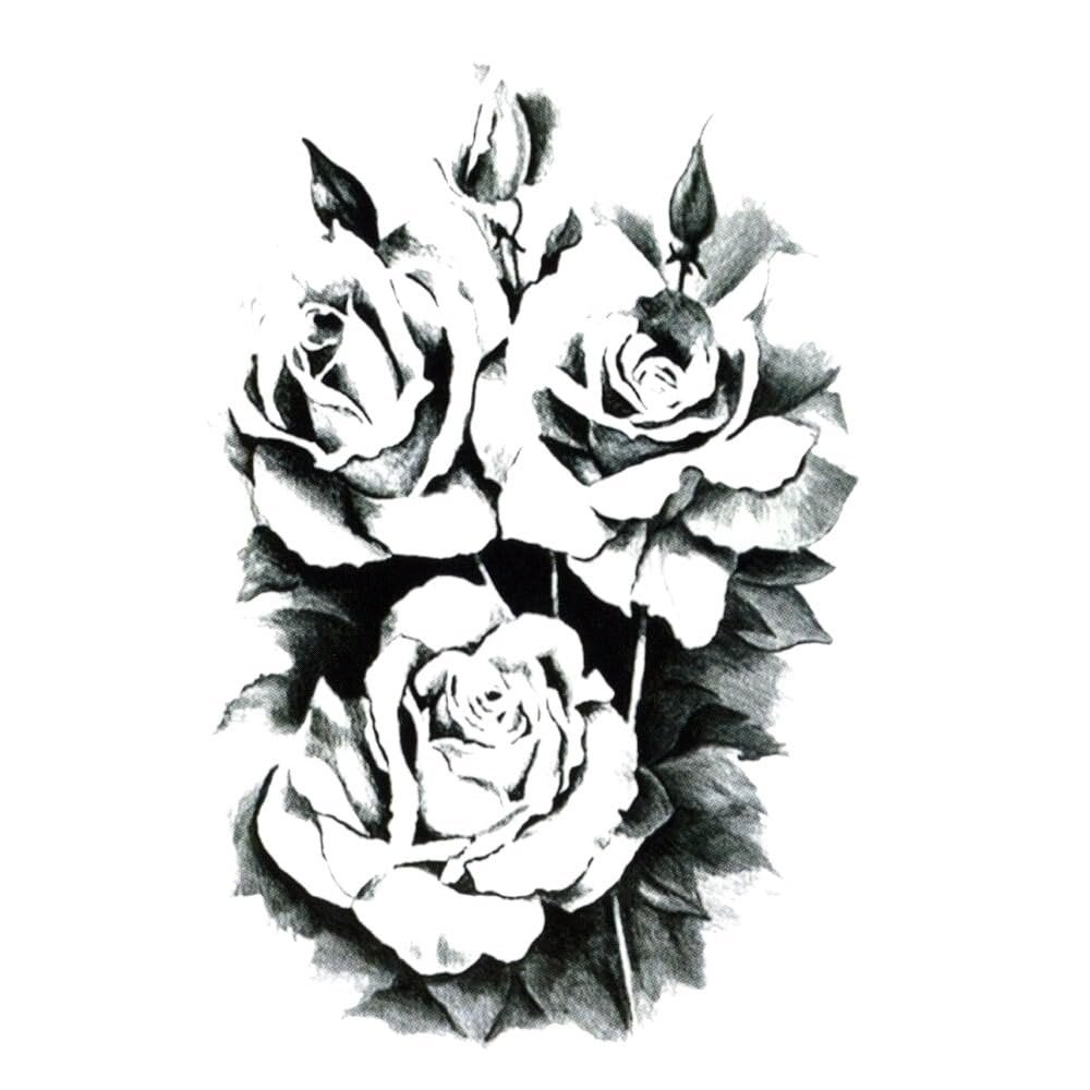 30Pcs Beauty Peony Tree Waterproof Temporary Tattoos Men Flower Tattoo Kids Henna Sleeve Tatoo Tatuagem