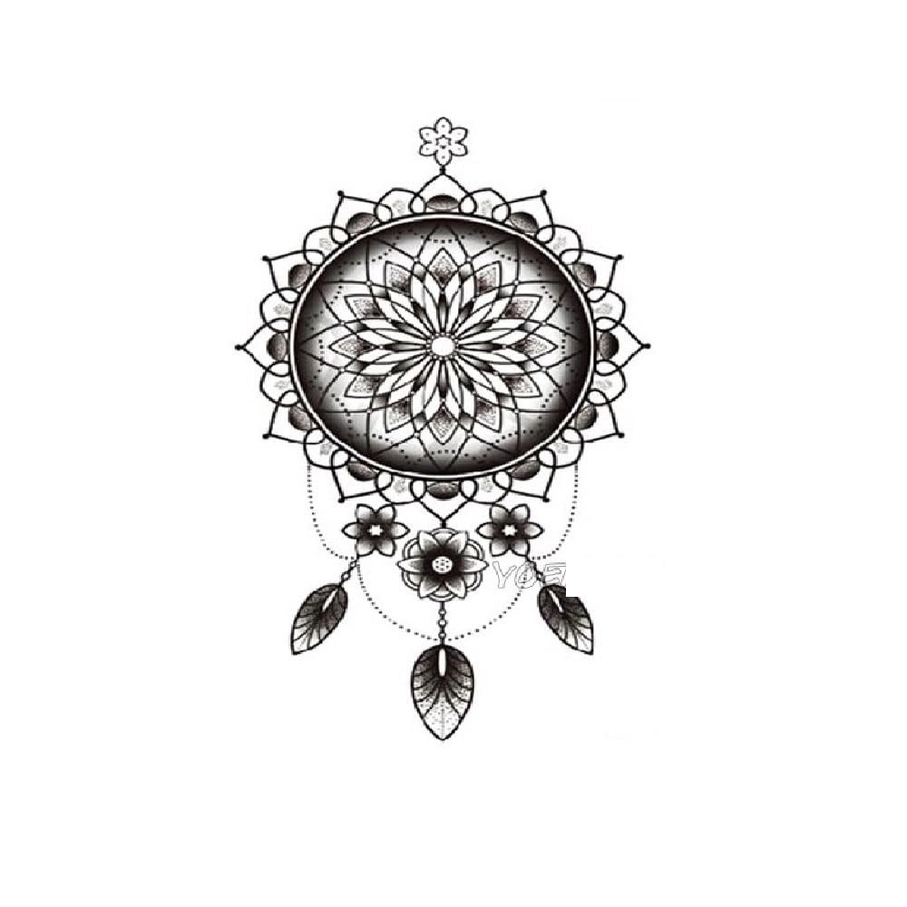 12X19Cm Waterproof Temporary Tattoos Flash Tattoo Sticker Chest Waist Tribal Tatoo Diy Arm Tattoo Women