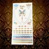 1Pc Dazzling Arm Hand Flower Tattoos Hglh15 Gold Metallic Lace Henna Tattoo Peacock Feather Waterproof Temporary Tattoo Stickers view 2