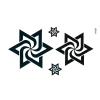 100Pcs Mysterious Star Temporary Tattoos Men Taty Tatoo Temporary Stickers Tattoo Beauty Xha Maquiagem Tatuajes Temporales view 2