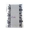 1 Sheet Fashion Removable Tattoo Henna Sexy Women Lace Strap Stencil Abj206 Grid Mesh Pattern Mehndi Temporary Tattoo Stickers view 1
