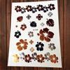 1Pc Sparkle Gold Tattoos Turtle Dolphin Sea Horse Star Fish Shell Anchor Compass Design Metallic Temporary Tattoo Stickers Ays63 view 3